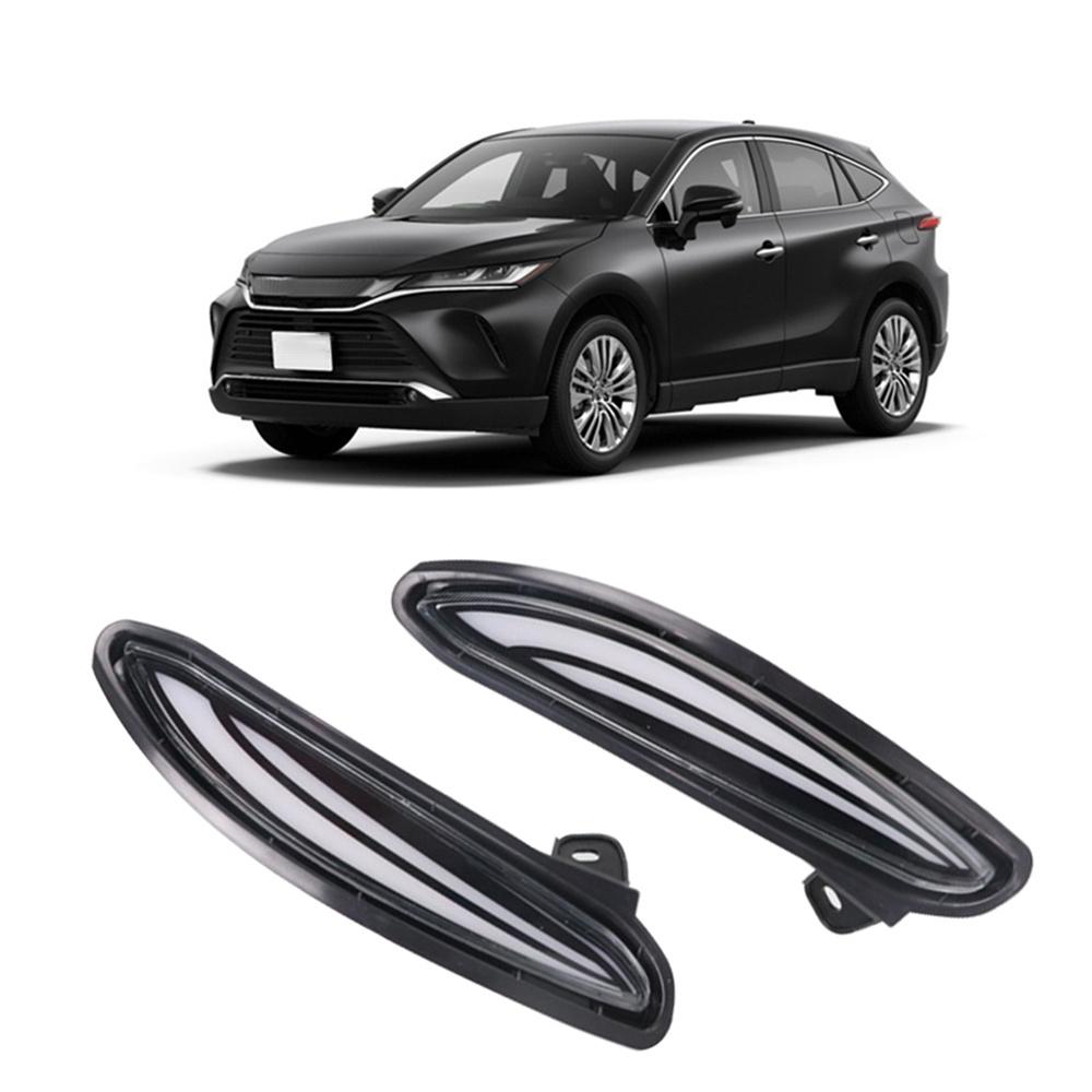 Pair 3 Color Daytime Running Light LED Front Fog For Toyota Venza Harrier 21-22