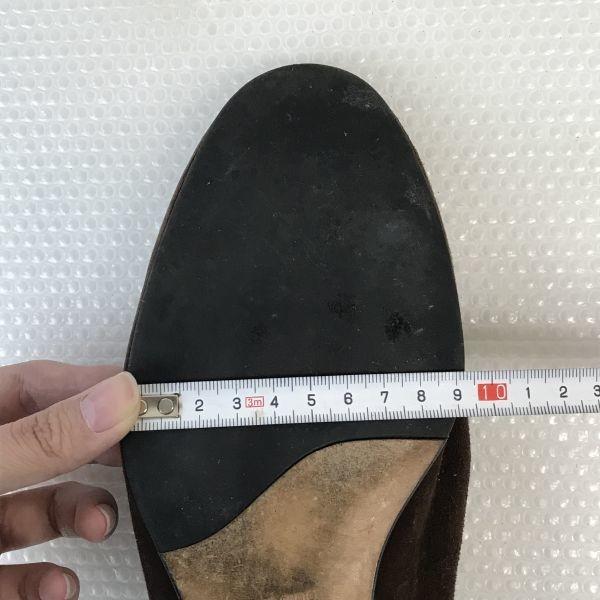 Italien Barneys NY Wildleder Bit Mokassin 39 24.5 Braun Business Kleiderschuhe(GEBRAUCHT)