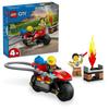 LEGO City Fire Rescue Bike Toy, Gift for Birthdays, Educational Building Blocks, Christmas, Boys and Girls, Ages 4, 5, and 6, Vehicle, Miniature Car,