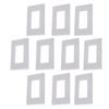 10 Sets Snap On Mount Fit for Leviton 80301 SW Decora Plus 1 Gang Wallplate Mounting Bracket Kit
