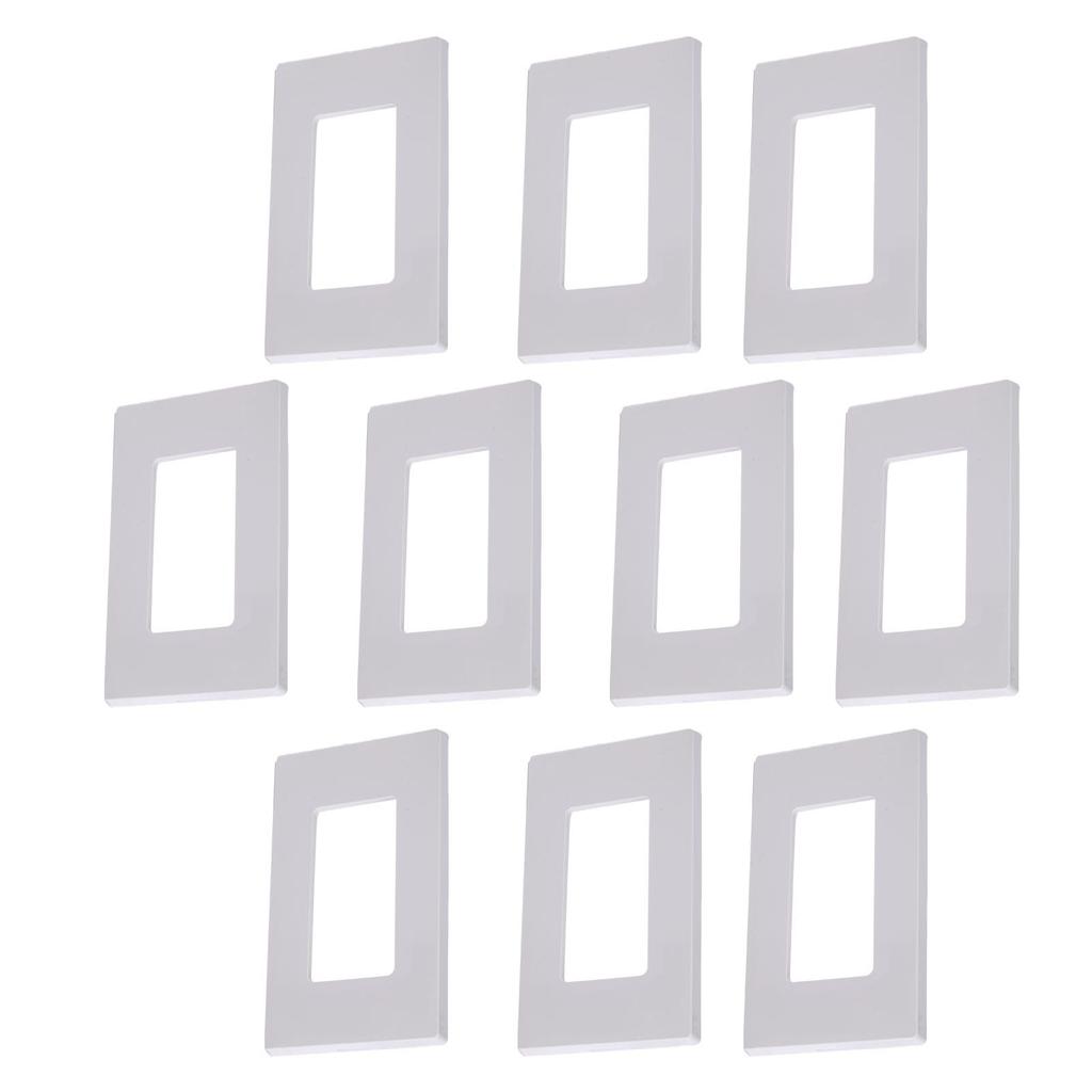 10 Sets Snap On Mount Fit for Leviton 80301 SW Decora Plus 1 Gang Wallplate Mounting Bracket Kit