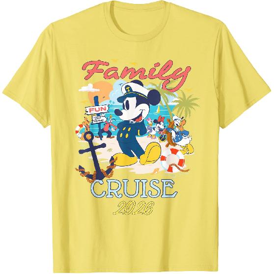 Disney Mickey Mouse & Friends Family Cruise 2026 Vacation T-Shirt