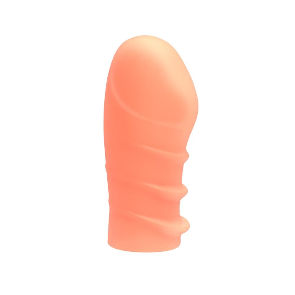 Male Penis Sleeve Extender Reusable Condom Dick Sleeve Glans Cover Cock Enlargement Delay Ejaculation Sex Toys For Men Goods