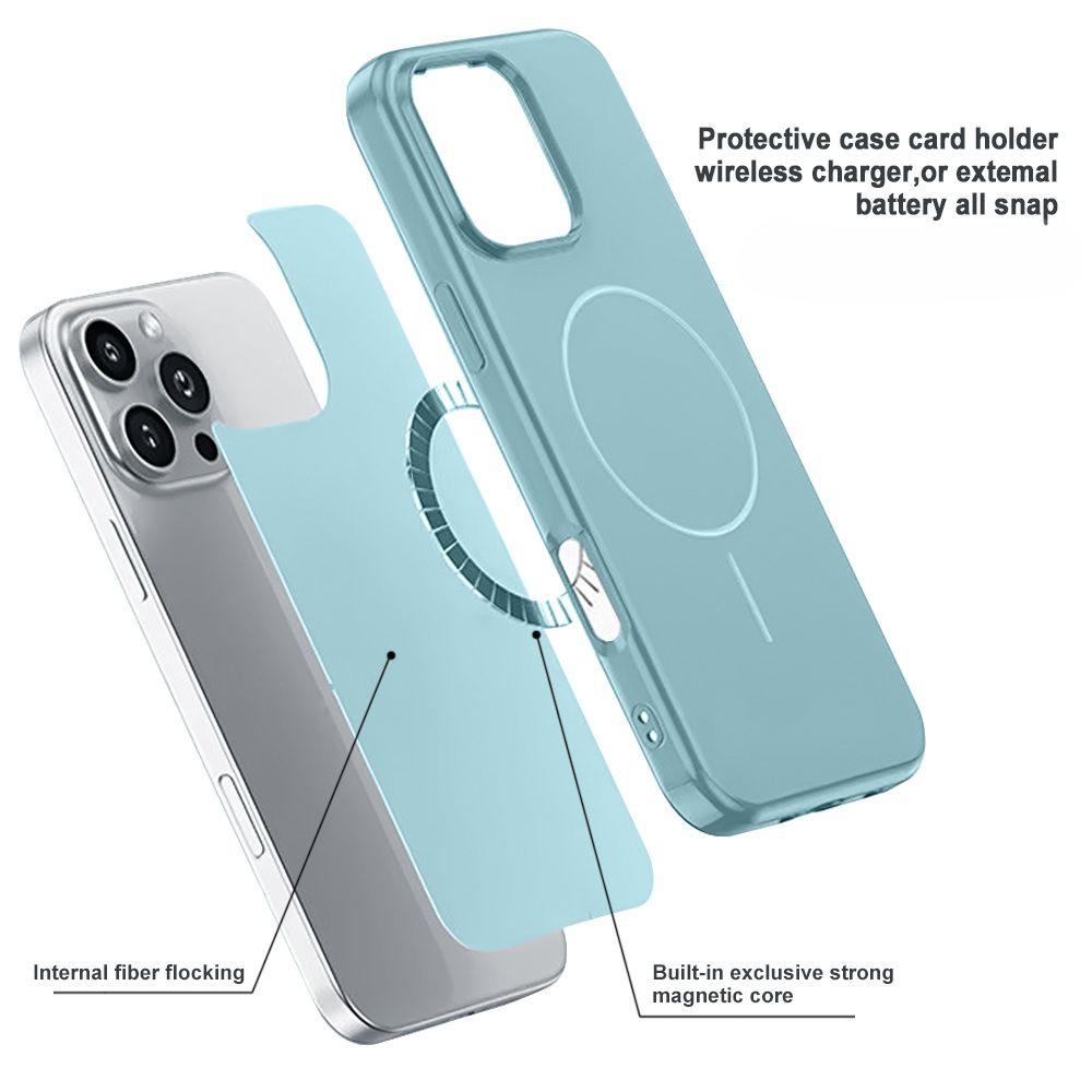 Liquid Silicone Phone Case for Apple Iphone16promax-Soft TPU Drop-Resistant Magnetic Magnet MagSafe Phone Case for Iphone16/15/14/13/12/11/Pro/Promax