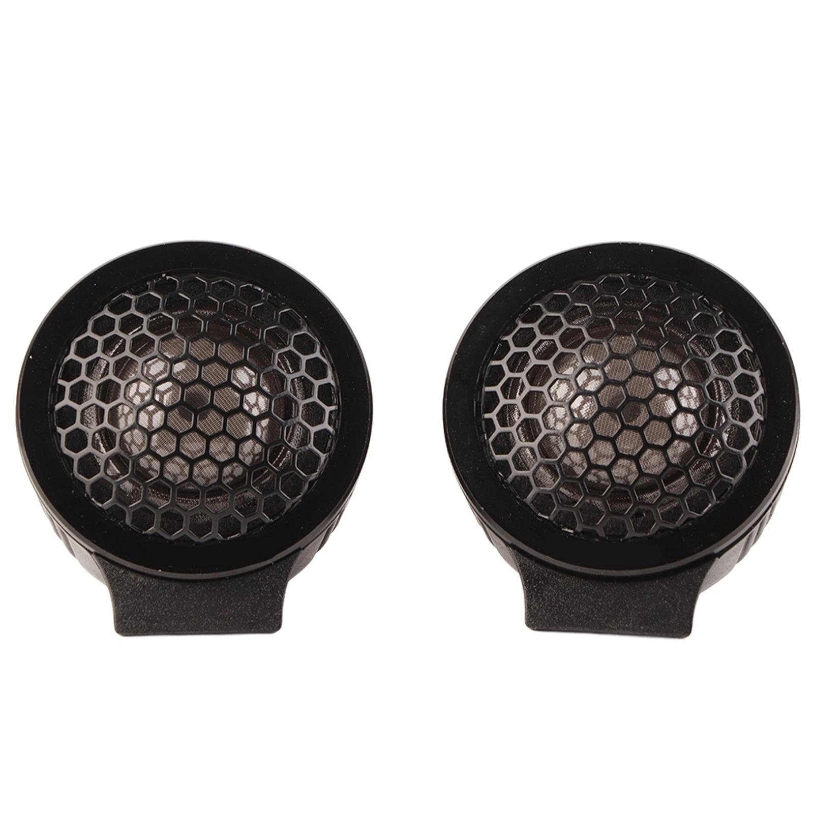 

2 шт. 1-дюймовый аудиодинамик купольный твитер стерео музыка высокая чувствительность для автомобильной аудиосистемы