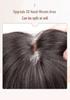 Natural Black Long Straight Hand-Woven Lace Wig Cap - Realistic Invisible Hairpiece for Daily Wear