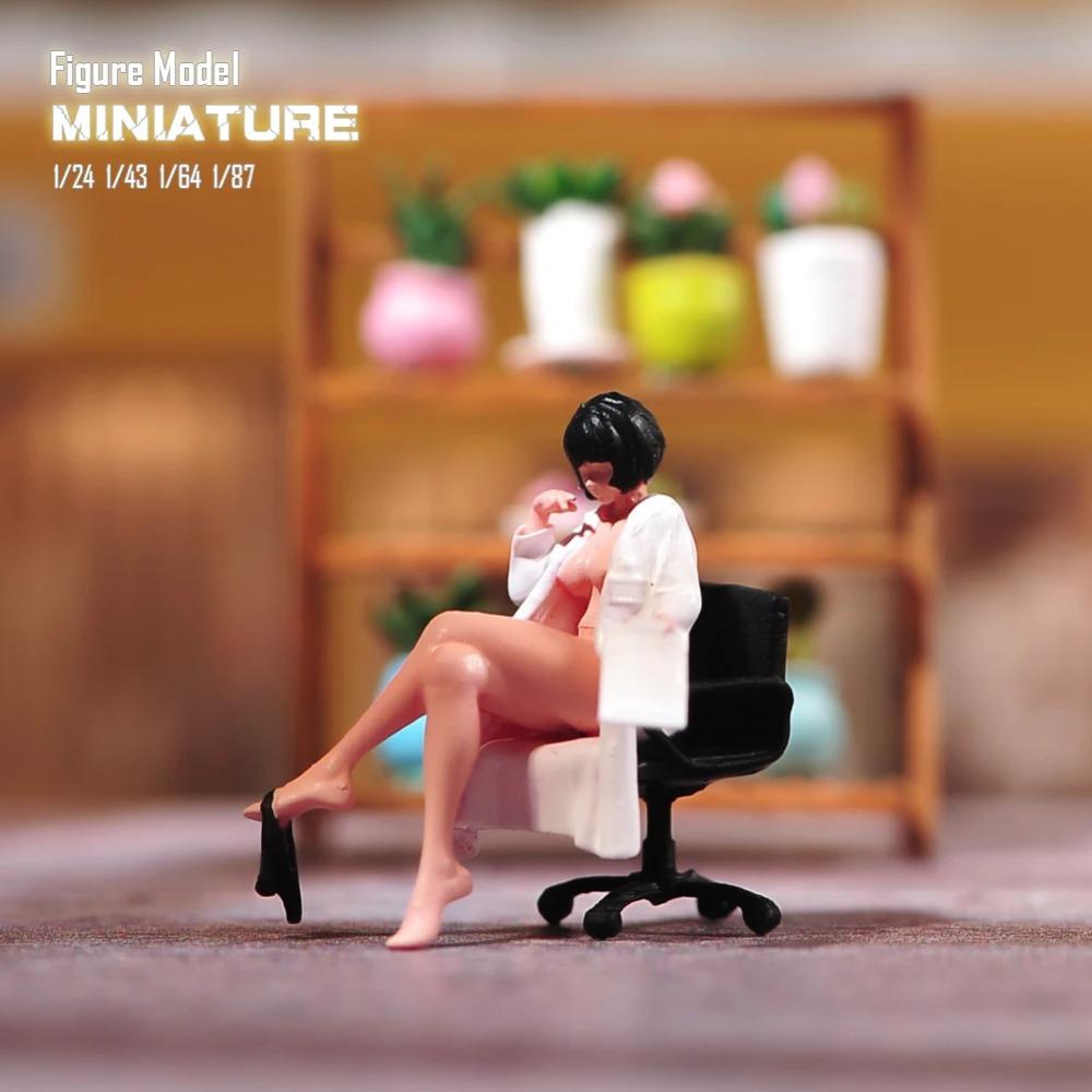 Painted Miniatures 1/64 1/87 1/43 1/24 Movies Character Female Male Scene Accessories Props Figures Model For Cars Vehicle