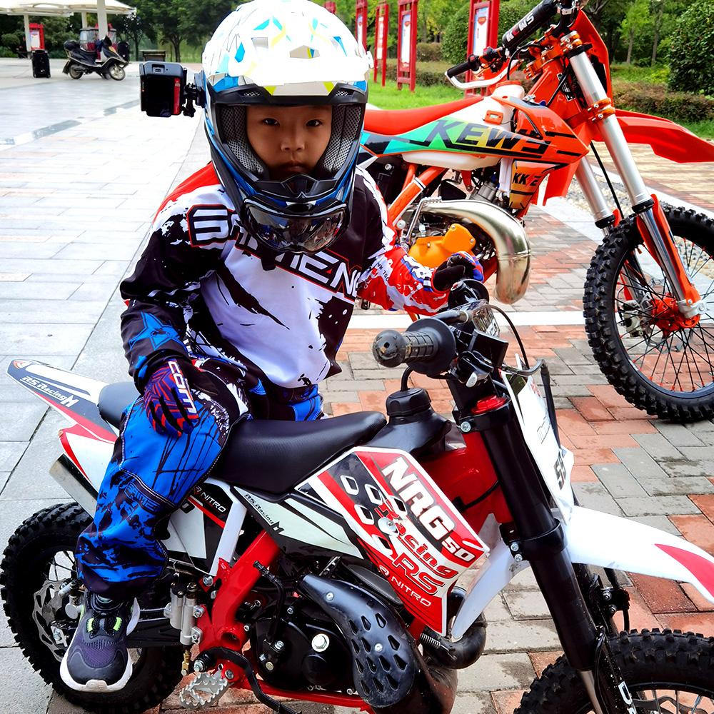 Set di abbigliamento da motocross per bambini 4 5 6 7 8 9 10 11 12 13 anni Ragazzi Bambino Motociclista Ragazzo Ragazza Maglia Pantaloni Kit tuta da corsa Fuoristrada Enduro MX MTB