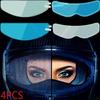 1-4PCS Motorcycle Helmet Rainproof Anti-fog Film High Quality Safety Driving Nano Coating Sticker Films Helmets Accessories