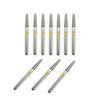 10pcs Dental Diamond Burs Drill for Teeth Polishing High Speed Handpiece FG 1.6M Dentist Burs TF-21EF Hot Sale