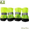 4pcs/set Reflective Dog Shoes Wear-resistant Lightweight Pet Foot Covers Breathable Anti Slip Pet Paw Protector Floor