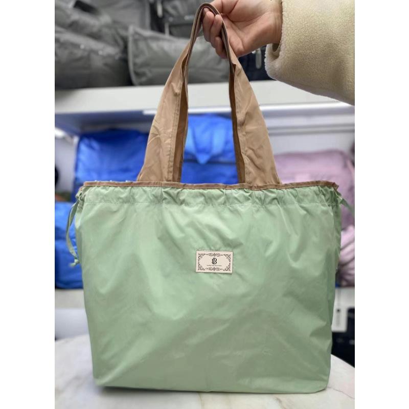 Foldable Eco-Friendly Shopping Bag, Single Shoulder Handbag, Portable Supermarket Grocery Bag, Large Capacity