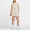 New Nike Sportswear Chill Terry Casual Shorts Women's Light Redwood Umber HF6941-104