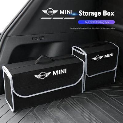 Caja Organizadora de Maletero para Coche MINI Gran Capacidad Bolsa de Almacenamiento Plegable Para MINI Cooper R56 F56 R50 JCW Cabrio Aceman Countryman Clubman