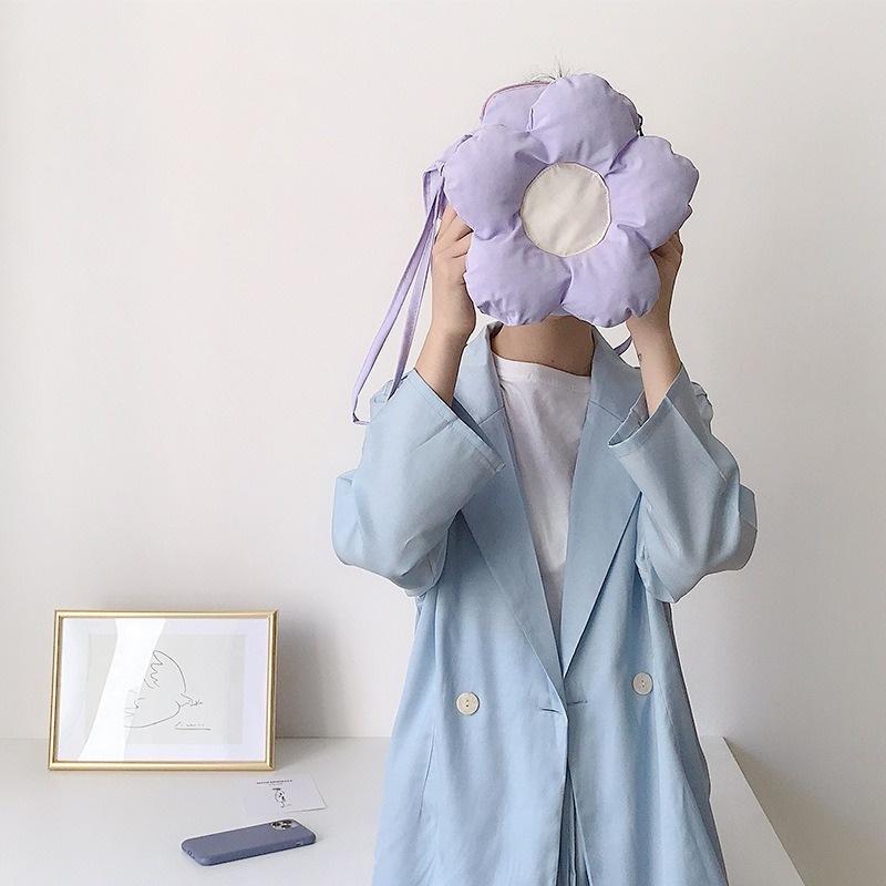 Macarone Cute Small Flower Bag Women's Bag Messenger Bag Simple Casual Style