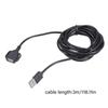 9.8ft USB Charging Cable 5V Power Cord For USB Lights Fan Security Cameras Solar No Data Transfer Support