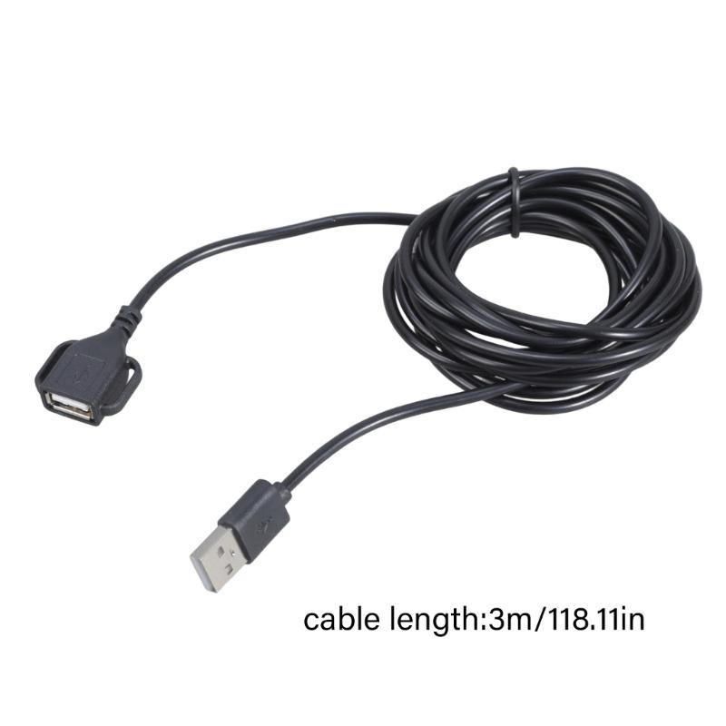 9.8ft USB Charging Cable 5V Power Cord For USB Lights Fan Security Cameras Solar No Data Transfer Support