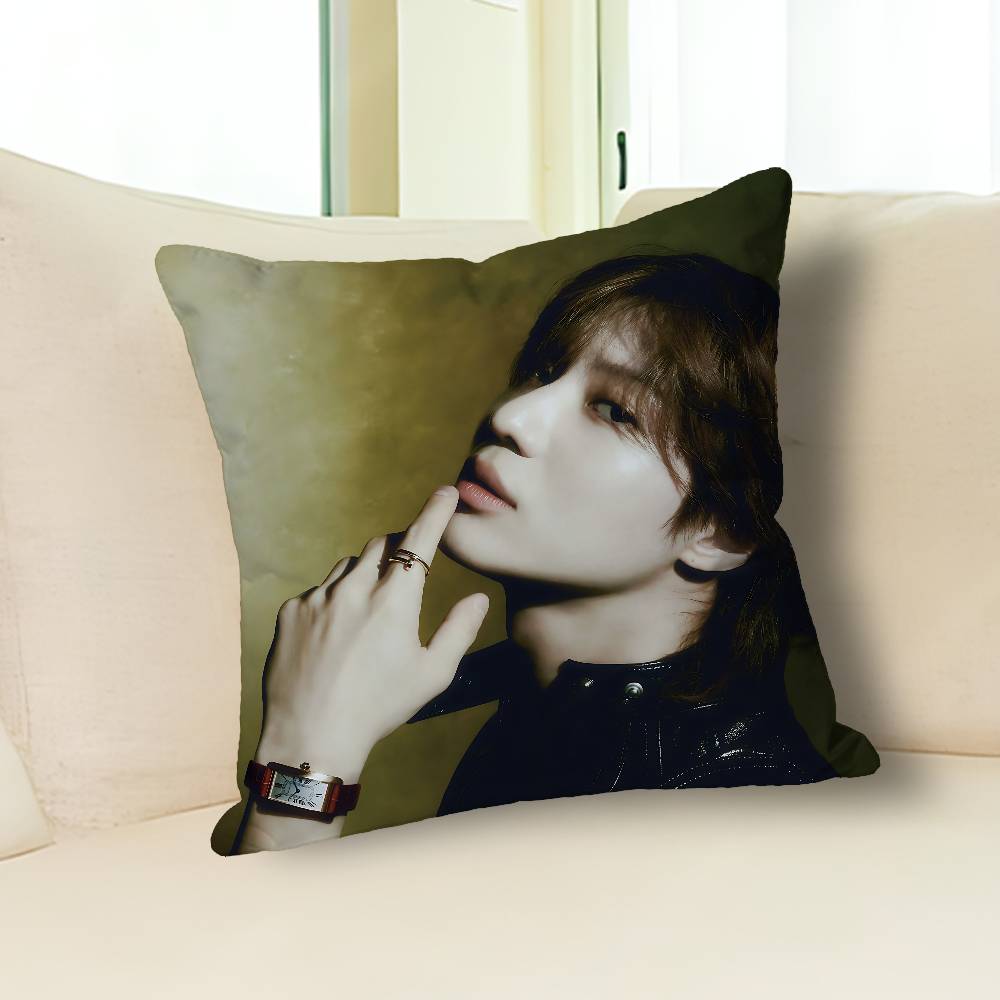 L-Lee Singer T-Taemins Pillow Cases for Bedroom Living Room Sofa Home Decor Polyester Cushion Cover with Zipper