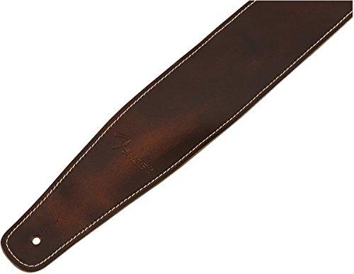 Broken-In Leather Guitar Strap, Brown 2.5