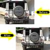 For Ineos Grenadier 2020-2025 Aluminum Alloy Car Tailgate Spare Tire Frame Decorative Patch Car Modification Accessories
