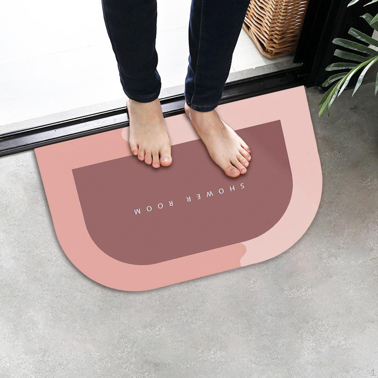 

Коврики для ванной комнаты, сушка, коврик для душа из полиэфирного волокна, можно стирать Pink 45X75cm