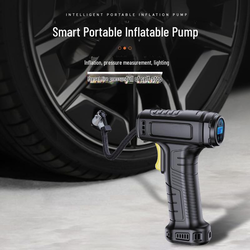 

Wireless Handheld Car Tire Pump with Digital Display