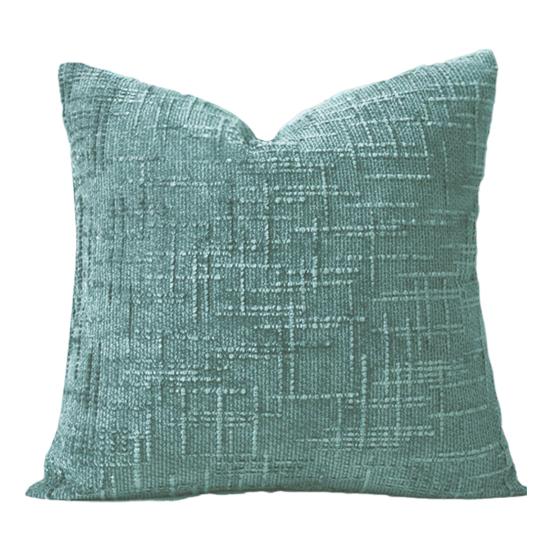 Textured Pillow Cover 18" x 18" Solid Color Throw Pillow Cover Decorative Pillow Case with Hidden Zipper for Couch Sofa Car Travel