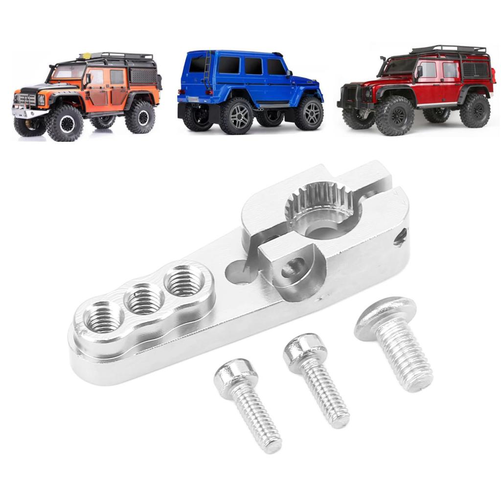 25T Servo Horn   3 Holes Aluminium Alloy Servo Horns Steering Arms for 1Celsius10 RC Car Upgrade Parts