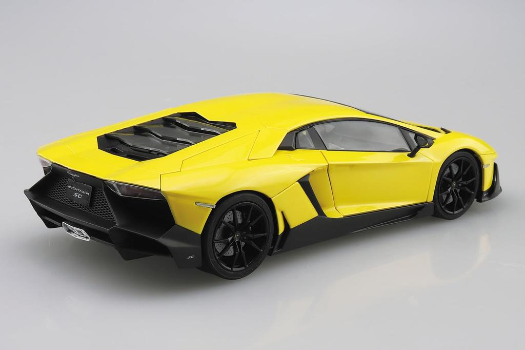 Aoshima Bunka Kyozai The Supercar 10 Lamborghini Aventador Anniversario Plastic Model Kit Co., Ltd. (AOSHIMA) No. 1/24 '13 50°