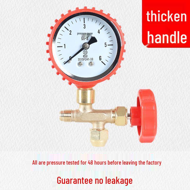 60kg Air Conditioner Tool Set with High/Low Pressure Gauges for Refrigerant Charging