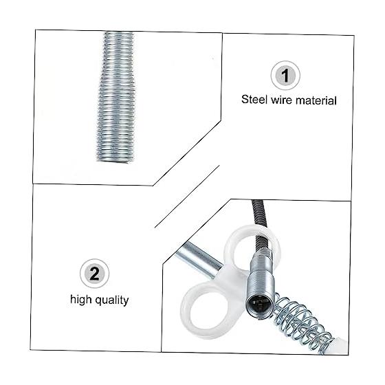 ARTIBETTER 2 Pieces Drain Cleaning Tool, Drain Cleaner Stick, Flexible Plug, For Removing Hair and Food Debris, Home Drain Removal Goods, Suitable