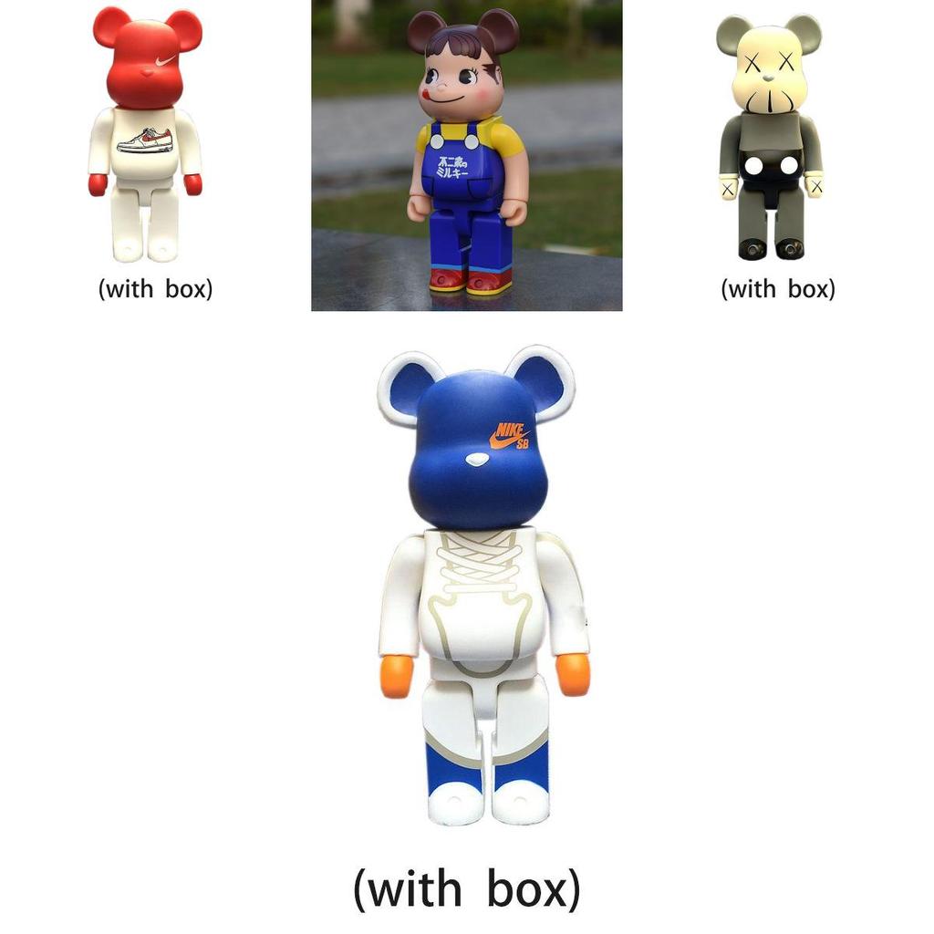 Trendy Bearbrick 400% Action Figure Peko Iron Man For Unique Collection Display