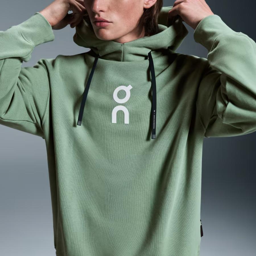 On Ang Pao Club Hoodie Bequemes Lässiges Langarm-Sweatshirt Herren Hoodies Farn-Grün 1ME10032522