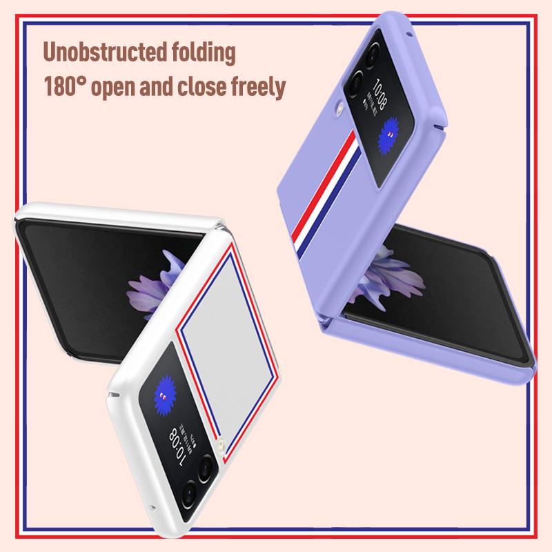 Luxury Slim Thin Protective Cover Case For Samsung Galaxy Z Flip 3 5g Flip3 Z Fold3 Fold 3 Folding Cell Phone Bag Funda Coque