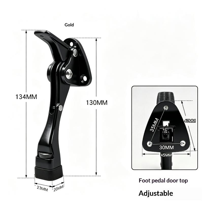 1Pcs Anti Collision Easy Pedal Floor Holder Kick Down Door Stopper Hardware Wall Protectors Door Holder