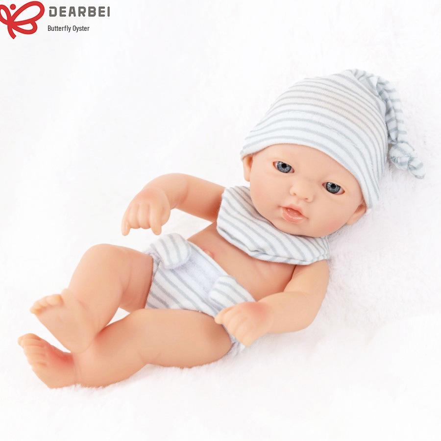 7-inch Soft Vinyl Reborn Baby Doll - Soothing Toy for Children