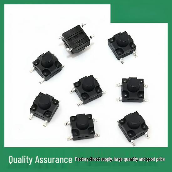 Waterproof Micro Tactile Switch, 4-Pin, 6x6mm, SMD/Through-Hole, Side Press, Self-Locking