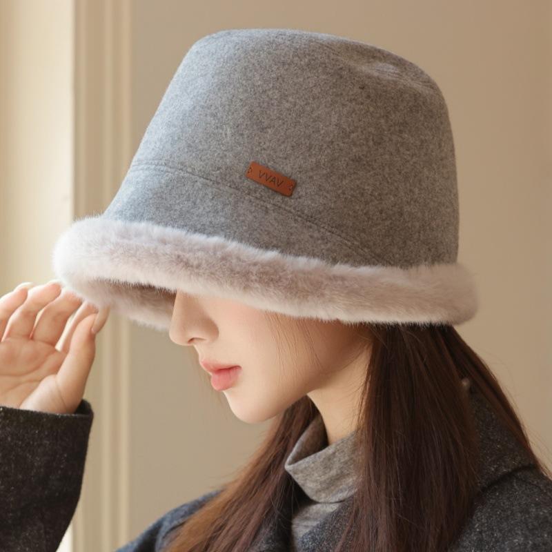 

Осень и Зима Новая Женская Ветрозащитная Теплая Панама Флисовая Утепленная Шляпа-Ведро Элегантная Панама one size хаки