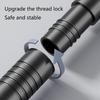 Retractable Clothes Drying Rod Easy To Install Spring Tension Curtain Rod Metal Telescopic Rods for Shower or Window