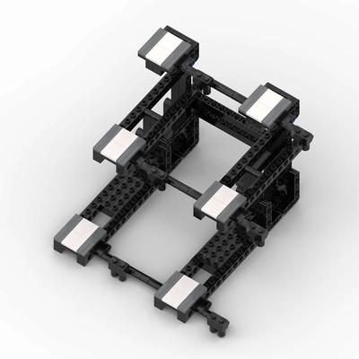 ABS Plastic Building Blocks Car Display Stand Compatible Bracket Accessories For Car Vehicle Kids Toys(BAG)