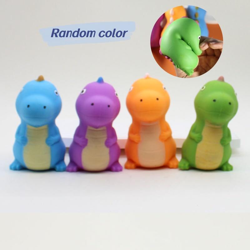 Cute And Fun Dinosaur Stress Relief Toy For Children Perfect For Squeezing And Playing Made Of Soft Plastic From Zhejiang Province