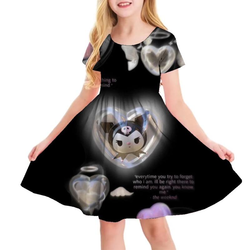 3D Printed Sanrio Hello Kitty Fashion Cartoon Pattern Cute Short Sleeved