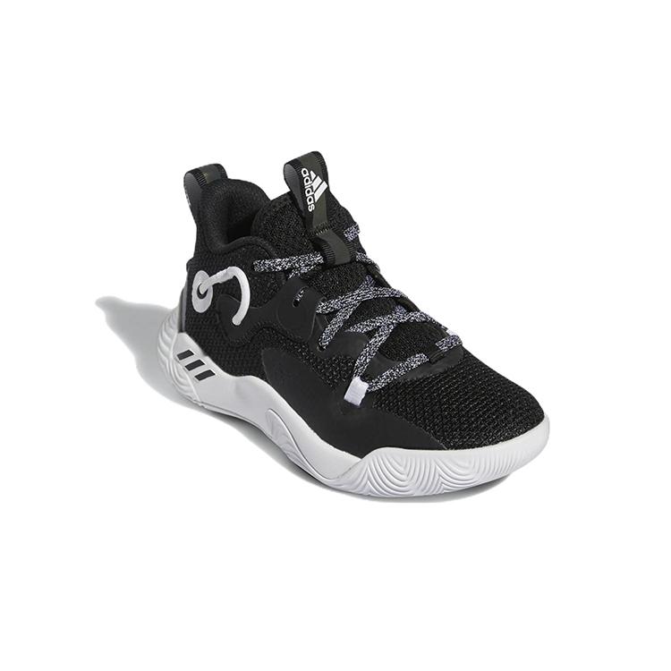 adidas Harden Stepback 1 Abrasion Resistant Abrasion Resistant Mid Top Performance Basketball Shoes Black White GY8646