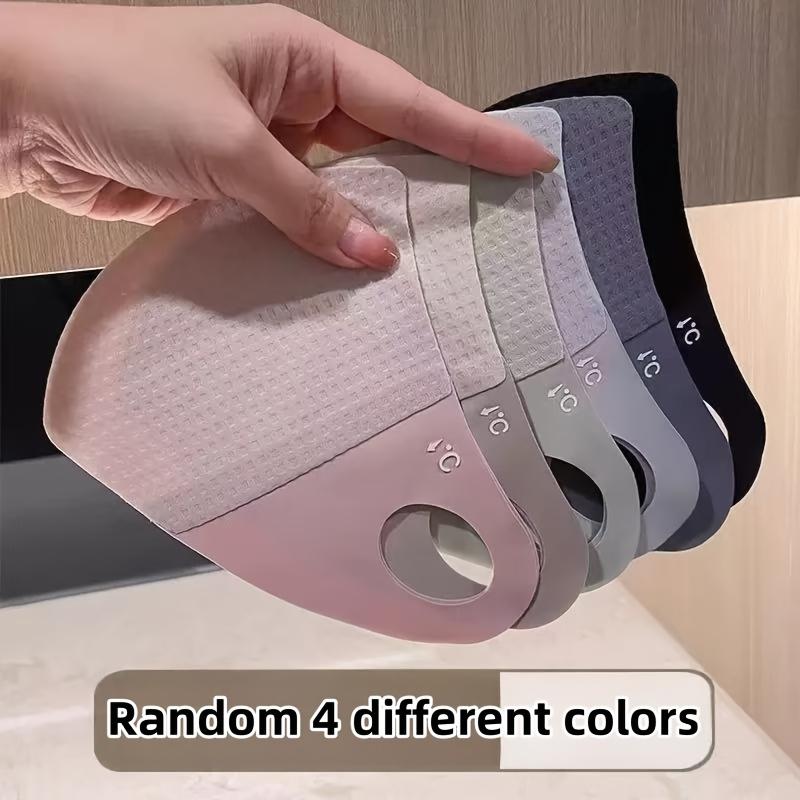 Breathable Summer Face Masks Honeycomb Design Elastic Fabric with Sunshade Lightweight & Skin-Friendly Texture Comfortable Fit Face Mask Accessories