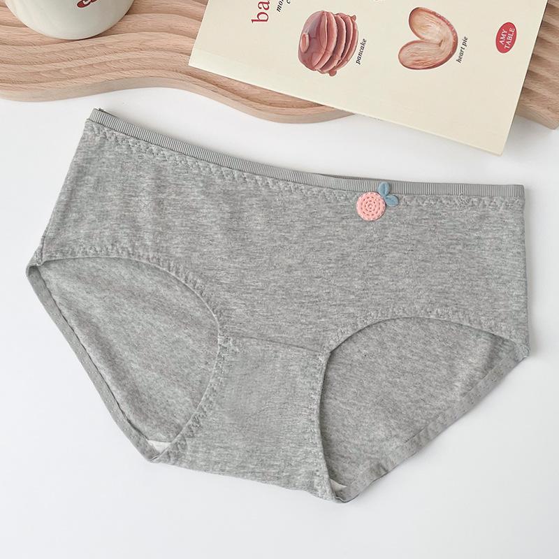 Briefs Mid-waist High Elastic Seamless Women's Underwear Women's Breathable Panties