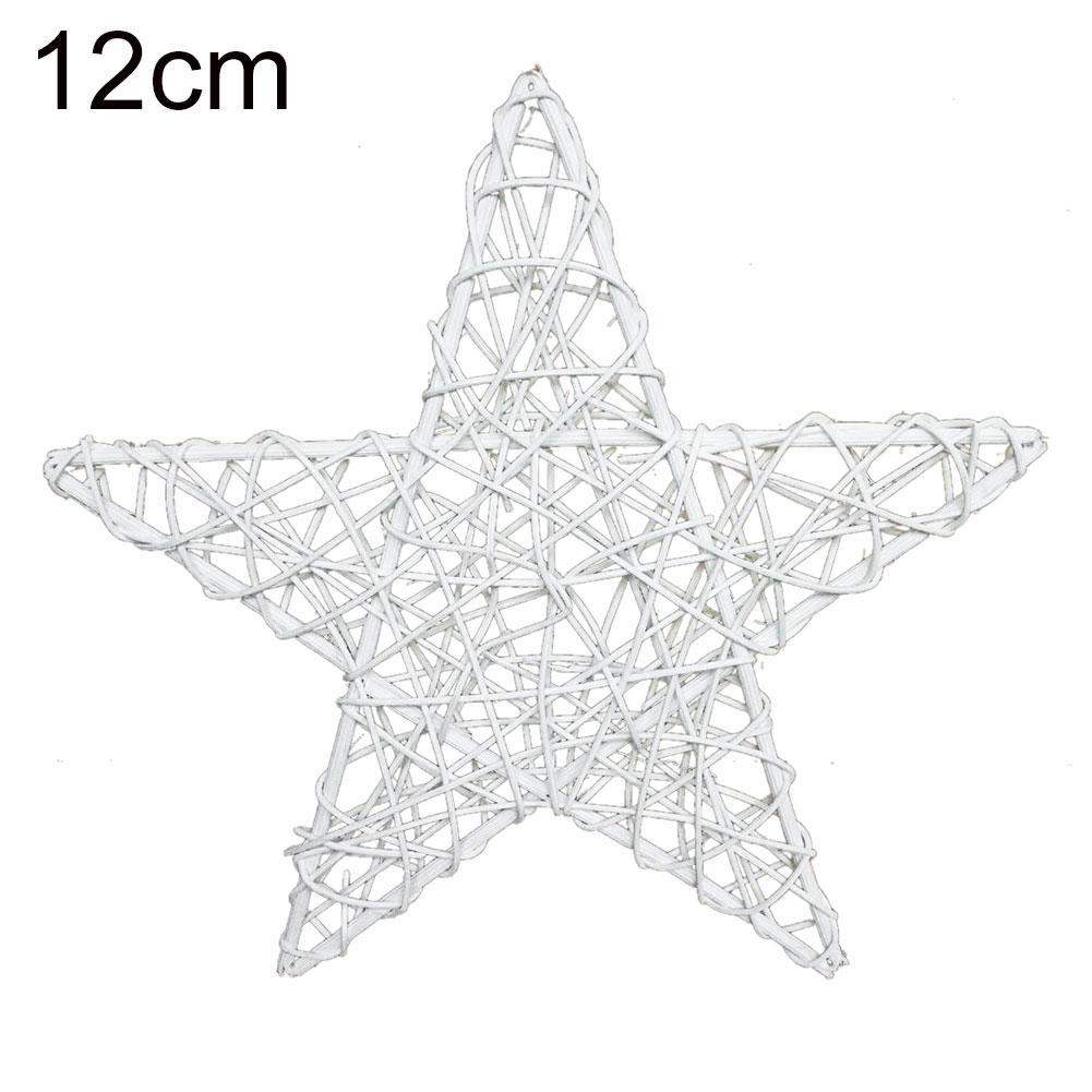 

Ротанговая лоза DIY Звездный венок Гирлянда Вечеринка Окно Декор Орнамент 12cm