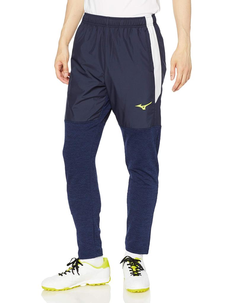 Mizuno Soccer Wear Hybrid Fleece Cold Weather Deep Size 2XL to Japanese size Pants, Stretch, P2MD0520, Navy, Japan, (equivalent 2L)
