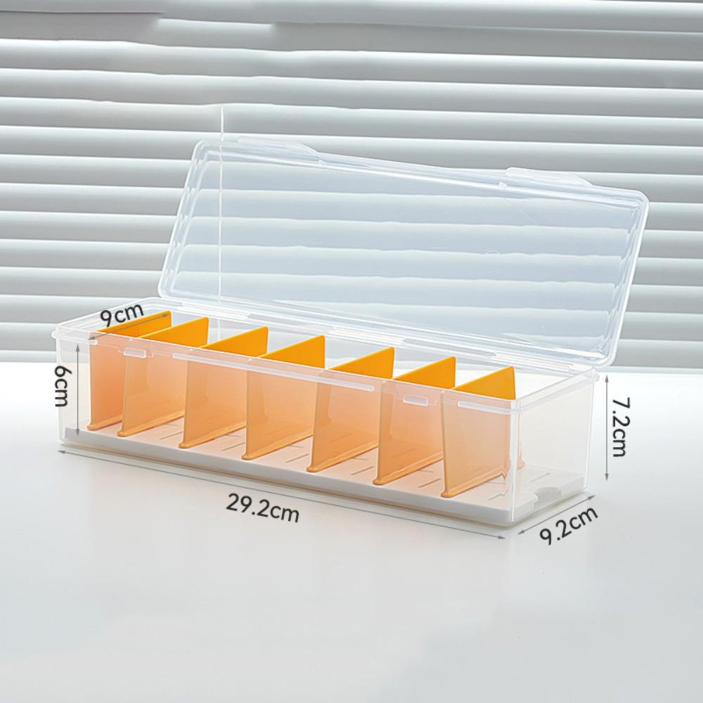 Plastic Organizer for Cards Adjustable Divider Card Holder Box Trading Card Case  For MTG Cards