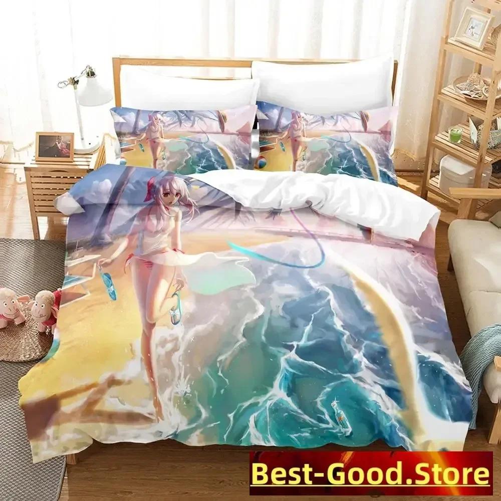 Seraph of the end Beding Set Printed Bed Linen Set With Pilowcase Bed Soft Duvet Cover Soft Single Double Quen Super King-Sized Dimensionsd Dimensions