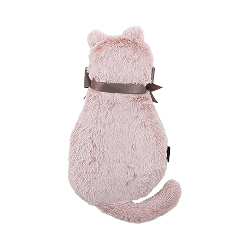 Livheart Warm Body Warmer, Pink (27cm Long), Microwave-Safe, Energy-Saving, Cat Design, 14106-21